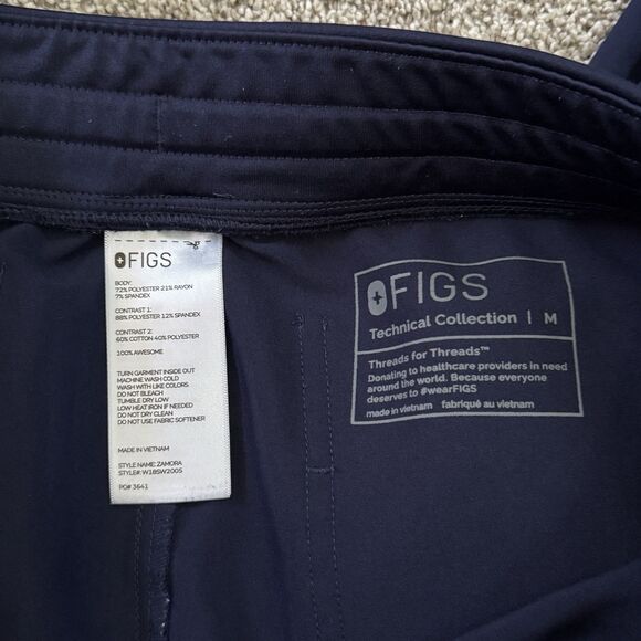 FIGS Zamora 2.0 Jogger Scrub Pants Navy Blue W18SW2005 PO 3641 Size Medium - Picture 2 of 12